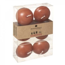 Ujuv küünal 6tk 'Amber' 