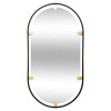 Peegel 'Oval' must 75x40cm